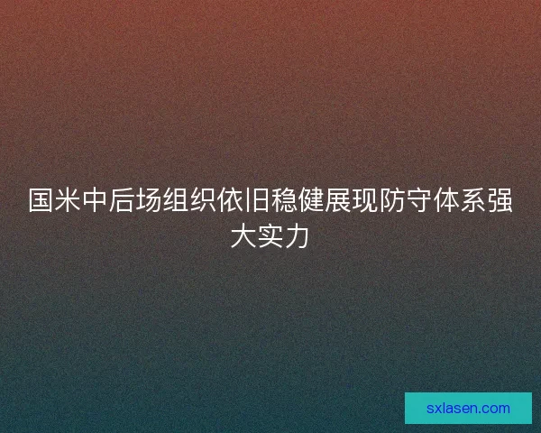 国米中后场组织依旧稳健展现防守体系强大实力